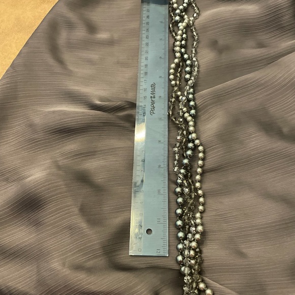 CAROLEE Vintage 4 stranded Gray Color Necklace - Picture 5 of 14